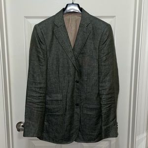 J. Lindeberg 100% Linen Green sport coat